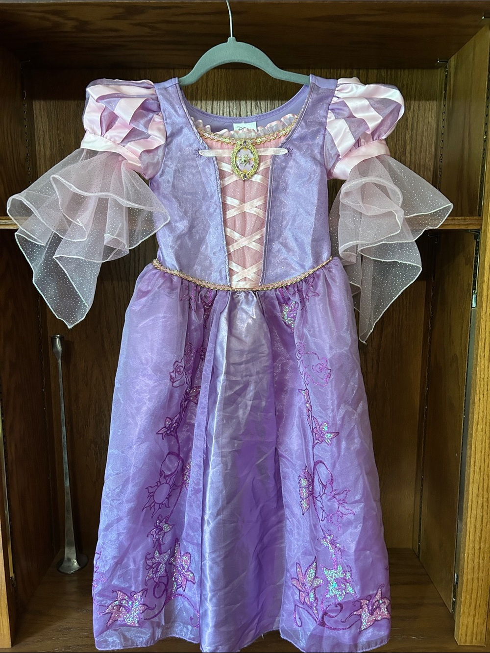 Disney Rapunzel Lavender Purple Princess Costume Dress Up for Kids